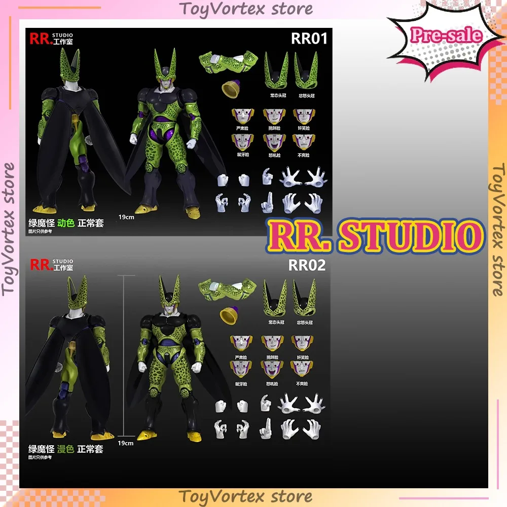 NEW Dragon Ball RR Studio 1/12 RR01 Green Devils Complete All Cell Anime Comics Action Figure DX Version Doll Figure Models Toys
NEW Dragon Ball RR Studio 1/12 RR01 Green Devils Complete All Cell Anime Comics Action Figure DX Version Doll Figure Models Toys