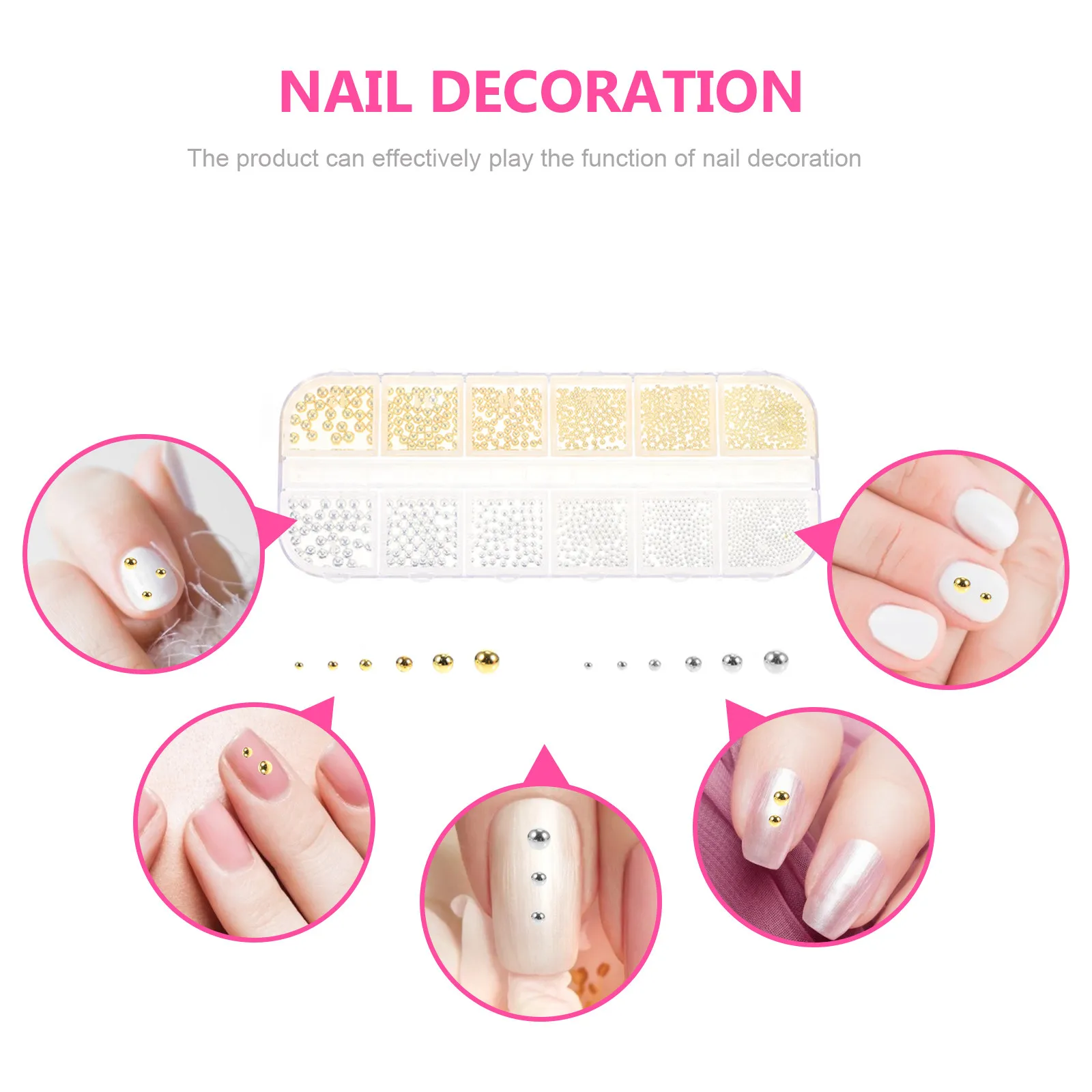 Beads Gems Drill Studs for Nail Art Decorations DIY Manicure Jewelry Accessories Fashion Charm Elegant Design
Beads Gems Drill Studs for Nail Art Decorations DIY Manicure Jewelry Accessories Fashion Charm Elegant Design