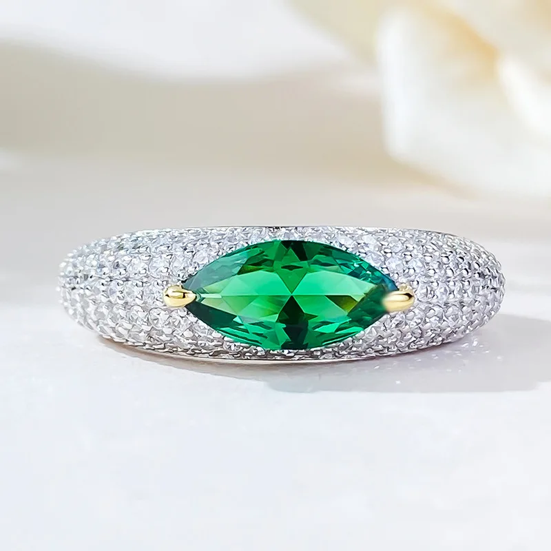 2024 New S925 Silver Luxury Set with Full Diamond 5 * 10mm Horse Eye Personalized Ring for Women's Simple Daily Instagram
2024 New S925 Silver Luxury Set with Full Diamond 5 * 10mm Horse Eye Personalized Ring for Women's Simple Daily Instagram
