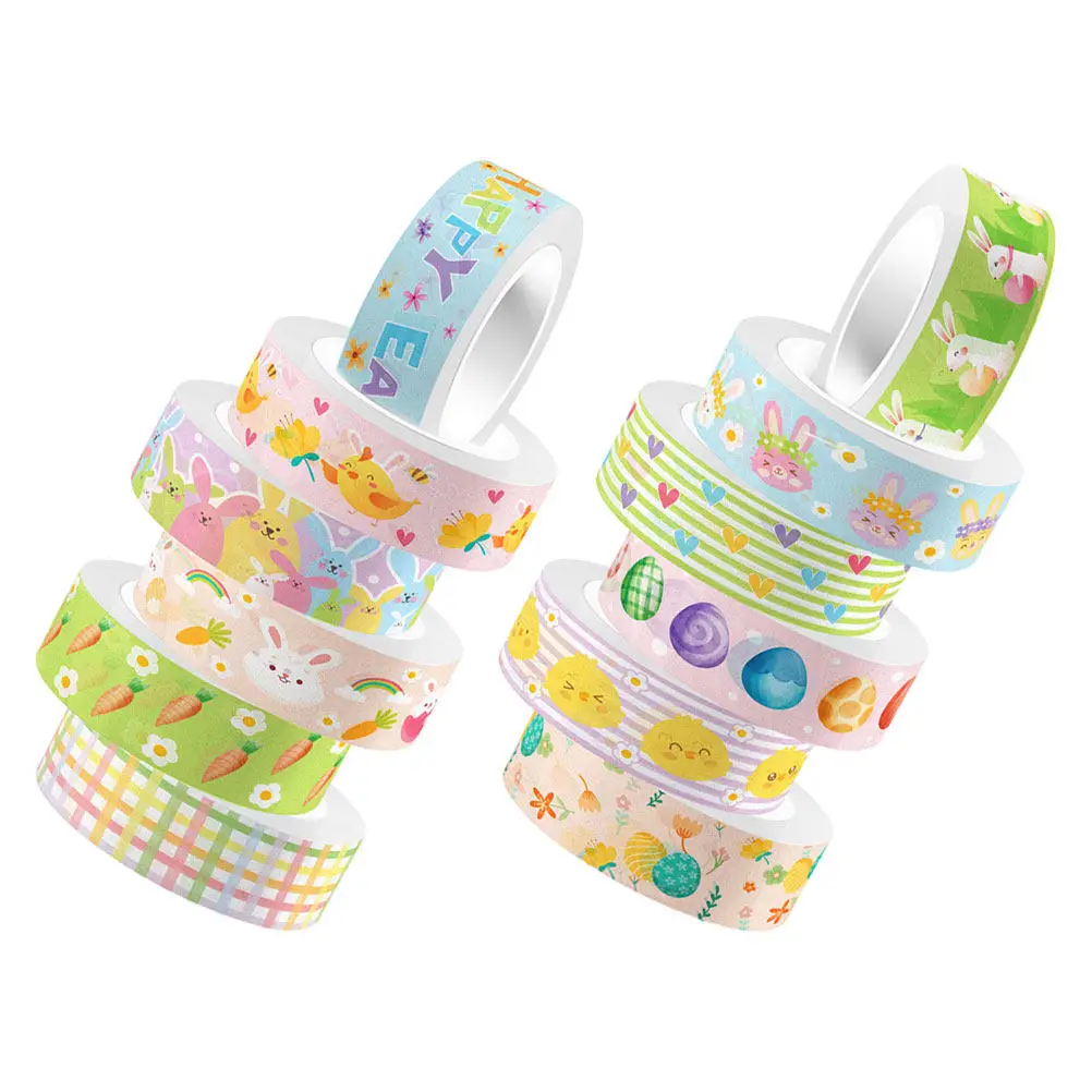 12 Rolls Decorative Adhesive Tapes Egg Stickers Clear Washi Tapes DIY Scrapbook Decorative Adhesive Craft Journal Stationery
12 Rolls Decorative Adhesive Tapes Egg Stickers Clear Washi Tapes DIY Scrapbook Decorative Adhesive Craft Journal Stationery