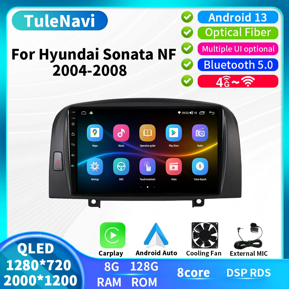 Car DVR For Hyundai SONATA NF 2004 2005 2006 2007 2008 Bluetooth Player Radio Wireless Carplay Multimedia GPS Stereo Autoradio
Car DVR For Hyundai SONATA NF 2004 2005 2006 2007 2008 Bluetooth Player Radio Wireless Carplay Multimedia GPS Stereo Autoradio