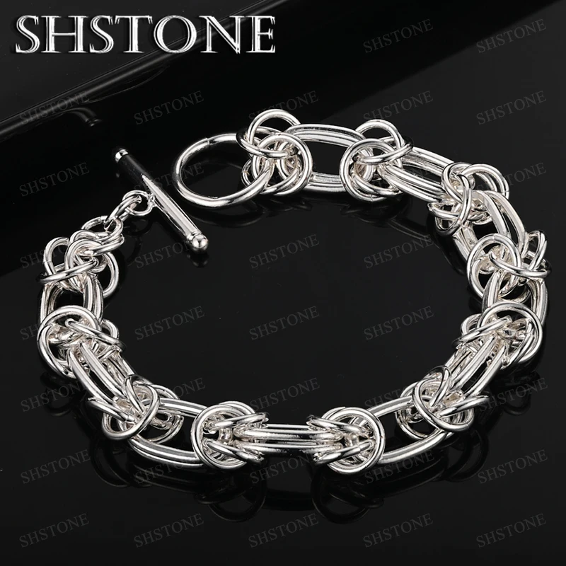 Fashion Trend Hand Chain 925 Sterling Silver Bracelet Women Party Wedding Gift Birthday Jewelry High Quality Accessories
Fashion Trend Hand Chain 925 Sterling Silver Bracelet Women Party Wedding Gift Birthday Jewelry High Quality Accessories