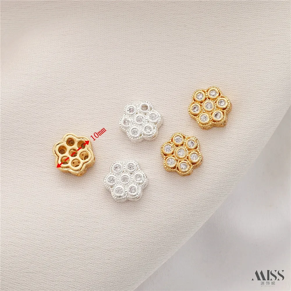 14K Gold-wrapped Color-preserving Zircon Lotus Pod Lotus Heart Bead Diy Handwoven Bracelet Necklace Beaded Jewelry Accessories
14K Gold-wrapped Color-preserving Zircon Lotus Pod Lotus Heart Bead Diy Handwoven Bracelet Necklace Beaded Jewelry Accessories