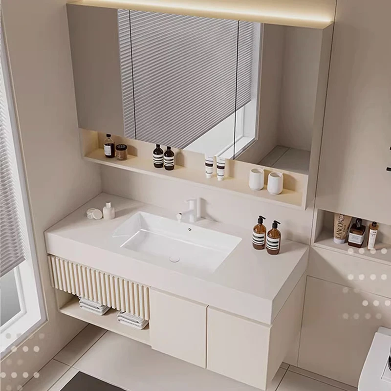 !@Modern Wall-Mounted Plywood Bathroom Vanity Cabinet LED Mirror Durable Easy Clean Customizable Size Contemporary Wash Basin
!@Modern Wall-Mounted Plywood Bathroom Vanity Cabinet LED Mirror Durable Easy Clean Customizable Size Contemporary Wash Basin