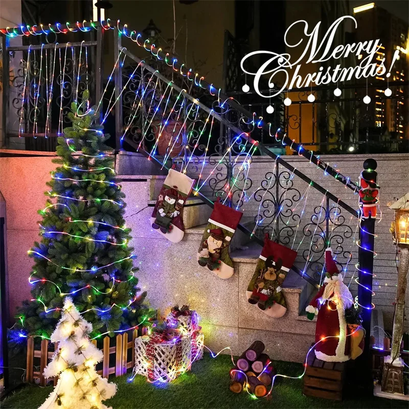 300Led Outdoor Solar Tube Rope Led Light Garden Christmas Decoration Xmas Wedding Garland Waterproof String Light Fairy Strip
300Led Outdoor Solar Tube Rope Led Light Garden Christmas Decoration Xmas Wedding Garland Waterproof String Light Fairy Strip
