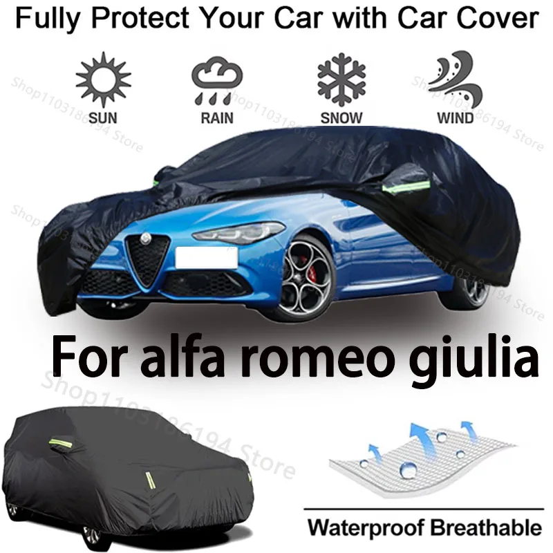 Полный автомобильный чехол для Alfa Romeo Giulia, уличное защитное снаряжение, снегозащитный солнцезащитный козырек, водонепроницаемые и пылезащитные автомобильные аксессуары
Полный автомобильный чехол для Alfa Romeo Giulia, уличное защитное снаряжение, снегозащитный солнцезащитный козырек, водонепроницаемые и пылезащитные автомобильные аксессуары