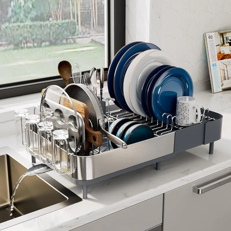 Expandable Dish Drying Rack, Multifunctional Holder for POTS and Pans, Space-saving Kitchen Drying Rack, Dish Holder for Kitchen
Expandable Dish Drying Rack, Multifunctional Holder for POTS and Pans, Space-saving Kitchen Drying Rack, Dish Holder for Kitchen