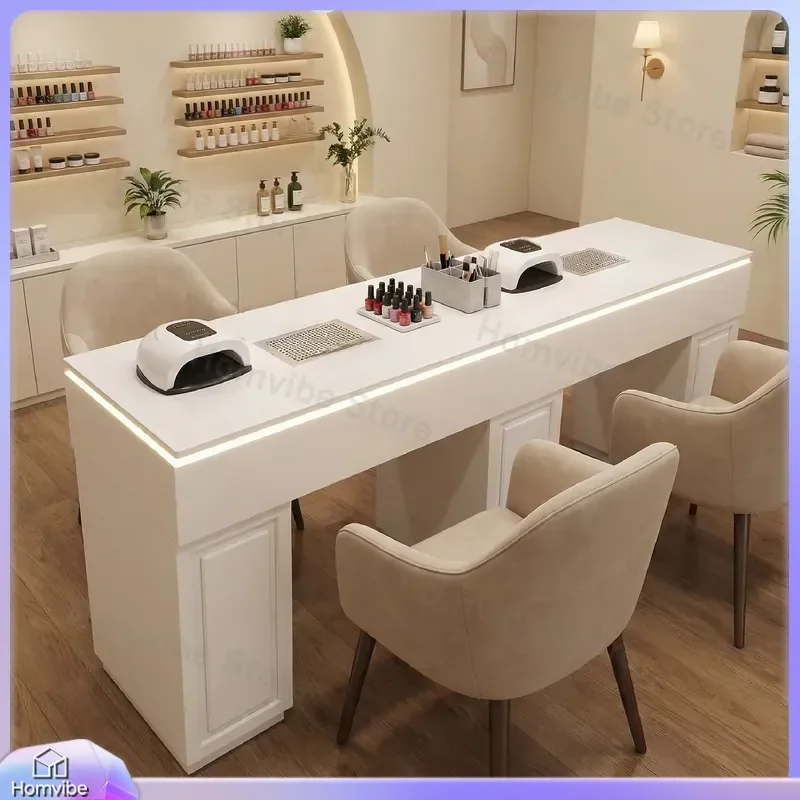 Manicure Table for Nail Salon Professional Wooden Pedicure Table with Vacuum Cleaner Double Side Nail Station Manicure Desk
Manicure Table for Nail Salon Professional Wooden Pedicure Table with Vacuum Cleaner Double Side Nail Station Manicure Desk