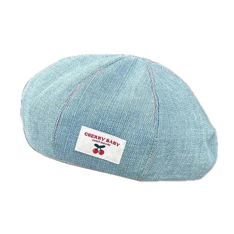 Wholesale Cherry Label Denim Fabric Berets for Women 2025 Original Design Spring Summer Street Travel Cotton Painter Beret Gorra
Wholesale Cherry Label Denim Fabric Berets for Women 2025 Original Design Spring Summer Street Travel Cotton Painter Beret Gorra