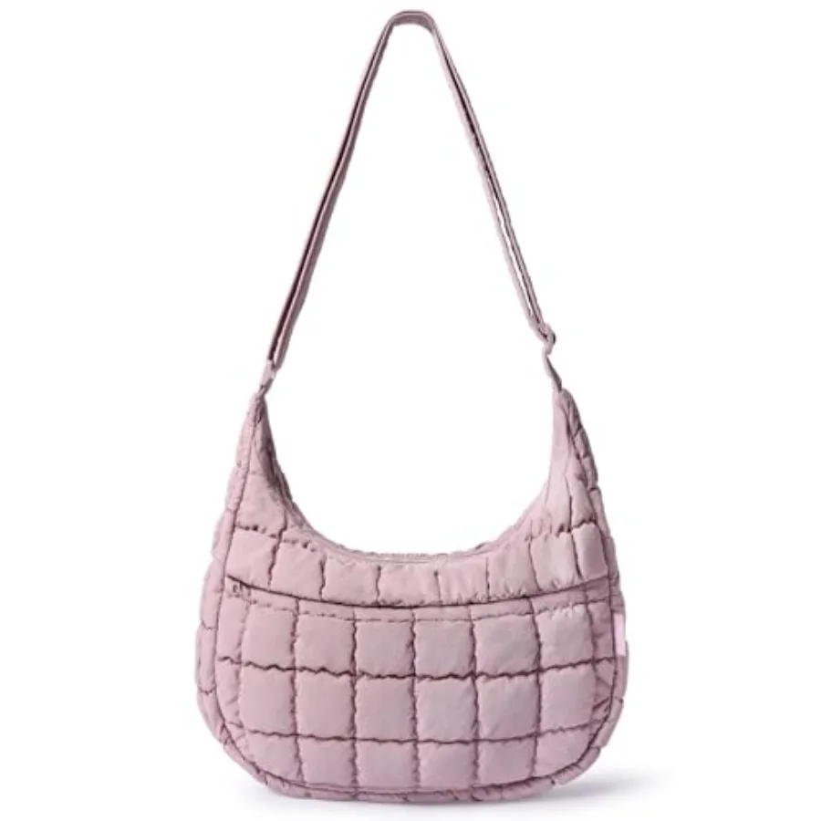 Puffer Crossbody Hobo Bag for Women Nylon Quilted Purse Lightweight Shoulder Tote Handbag with Adjustable Strap
Puffer Crossbody Hobo Bag for Women Nylon Quilted Purse Lightweight Shoulder Tote Handbag with Adjustable Strap