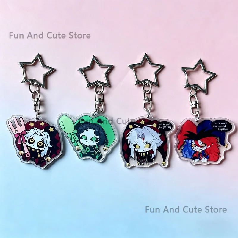 Game The Freak Circus Pierrot Harlequin Teresa Cosplay Costume Key Chains Acrylic Keychain Pendant Gifts
Game The Freak Circus Pierrot Harlequin Teresa Cosplay Costume Key Chains Acrylic Keychain Pendant Gifts