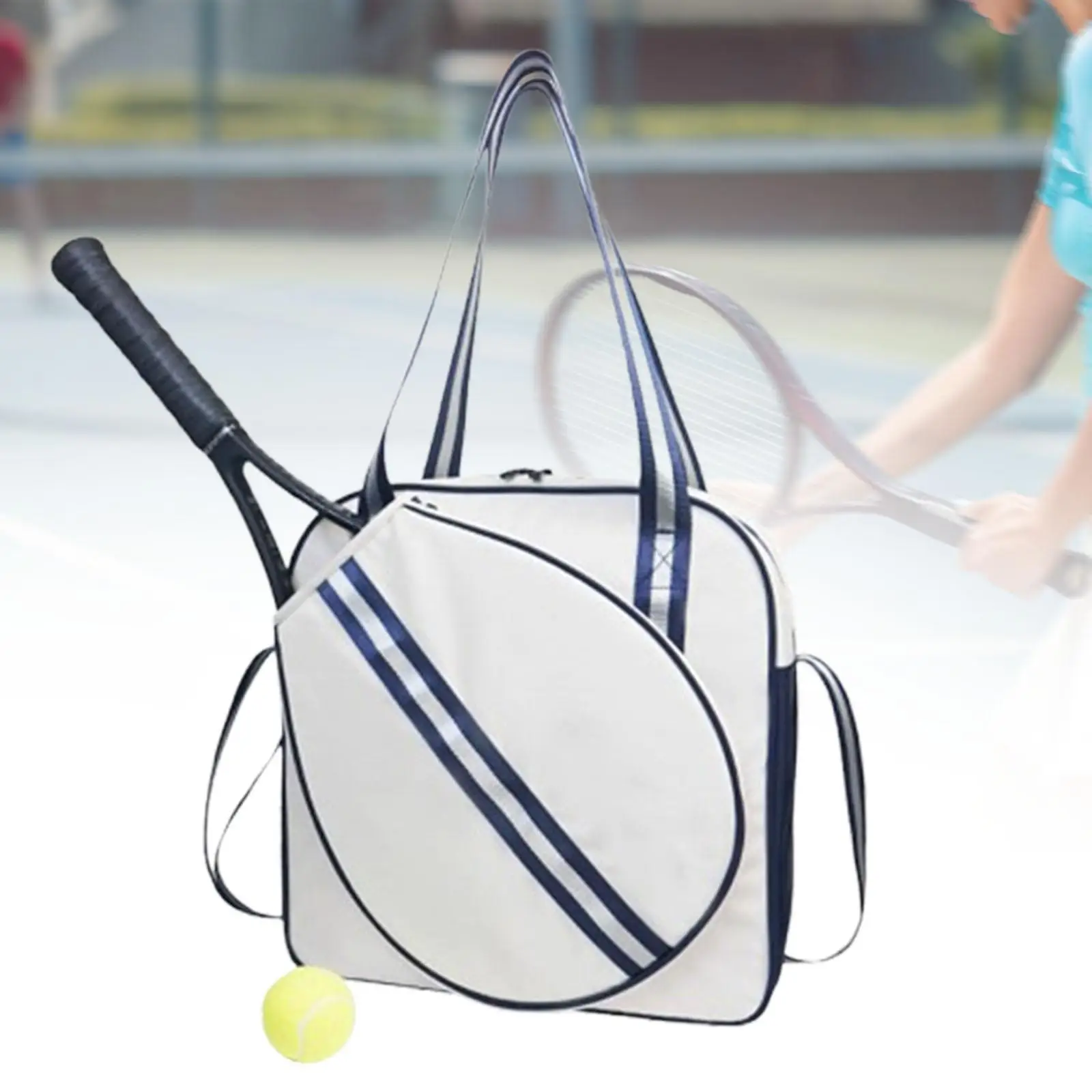 Tennis Tote Bag Handbag Professional Carrying Bag Beginners Women Men Players
Tennis Tote Bag Handbag Professional Carrying Bag Beginners Women Men Players