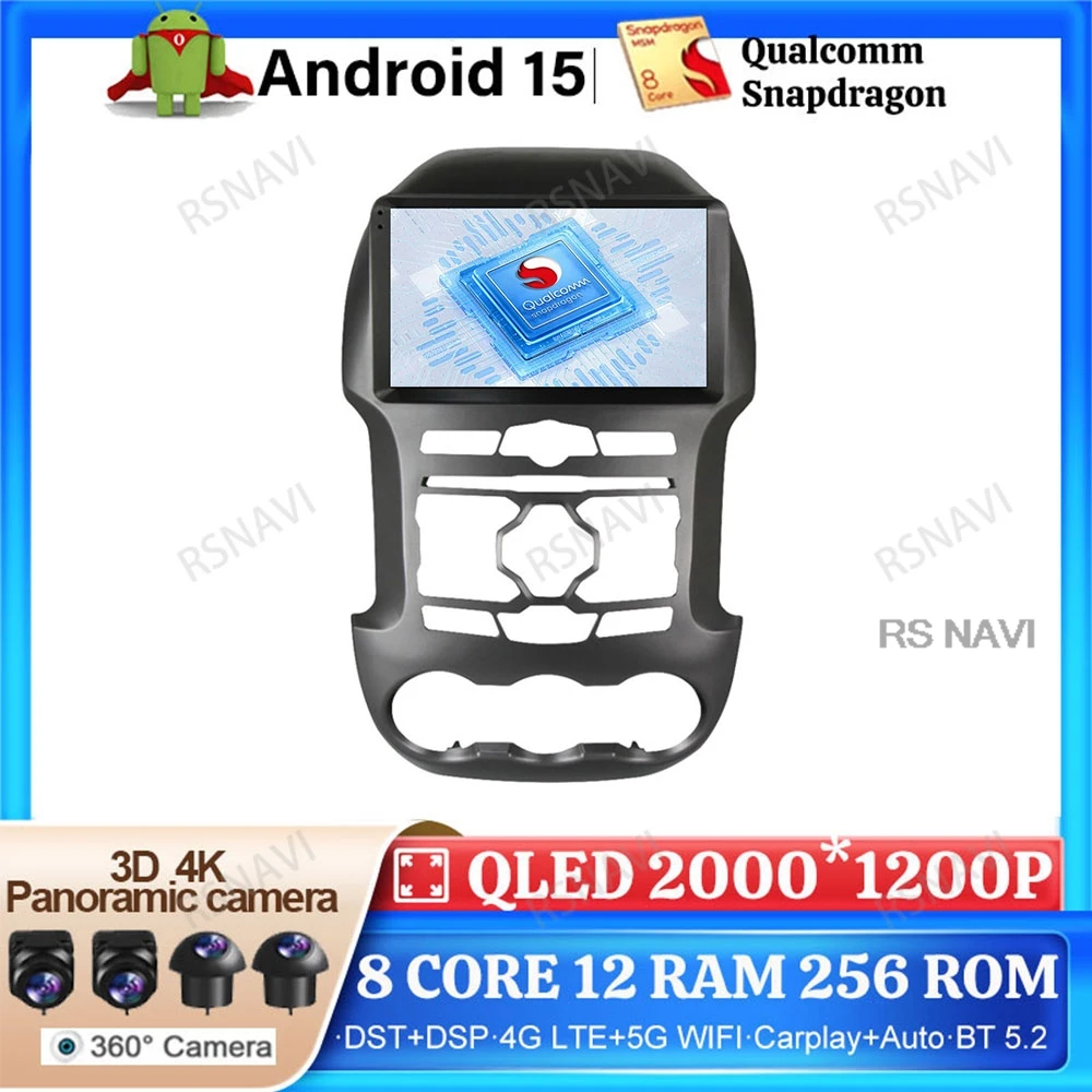 Android 15 Car Radio For Ford Ranger T6 2011 -2014 DVD GPS Wireless Carplay Auto DSP Viedo Player Navigation Stereo Head Unit BT
Android 15 Car Radio For Ford Ranger T6 2011 -2014 DVD GPS Wireless Carplay Auto DSP Viedo Player Navigation Stereo Head Unit BT