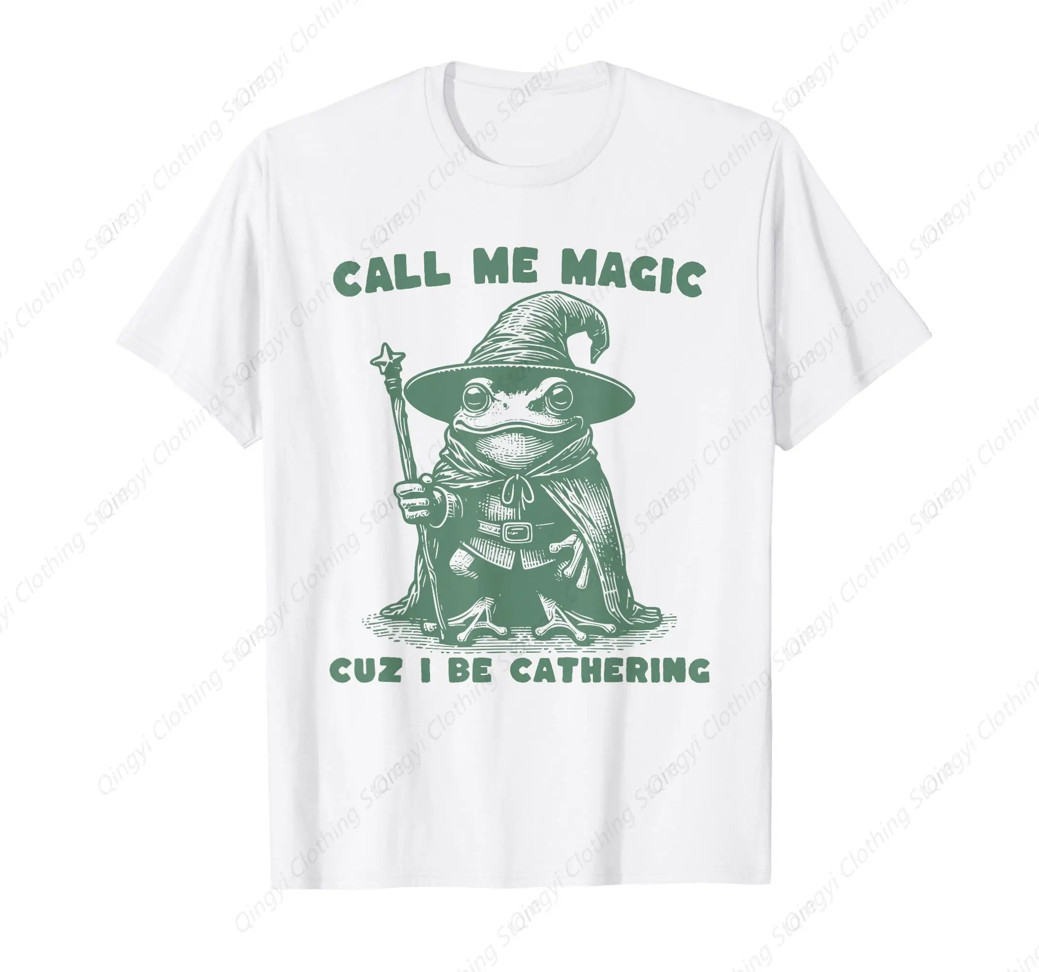 Call Me Magic Cuz I Be Gathering, Funny Wizard Frog T-Shirt
Call Me Magic Cuz I Be Gathering, Funny Wizard Frog T-Shirt