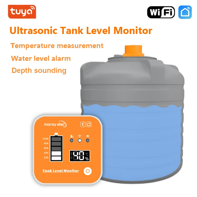 2025 Premium ProductsMoray ME201R SmartLife App Ultrasonic Real Time Reminder LED Display Liquid Level Sensor Tank Level Monitor
2025 Premium ProductsMoray ME201R SmartLife App Ultrasonic Real Time Reminder LED Display Liquid Level Sensor Tank Level Monitor