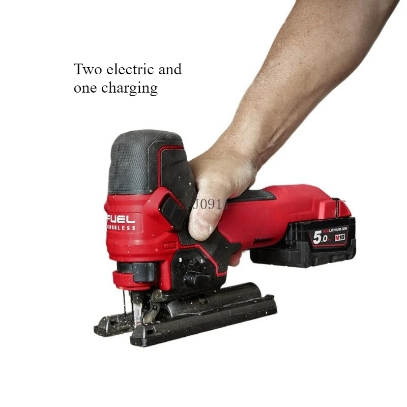 Brushless rechargeable single-handed curve saw woodworking cutting machine flashlight hand saw 18V
Brushless rechargeable single-handed curve saw woodworking cutting machine flashlight hand saw 18V
