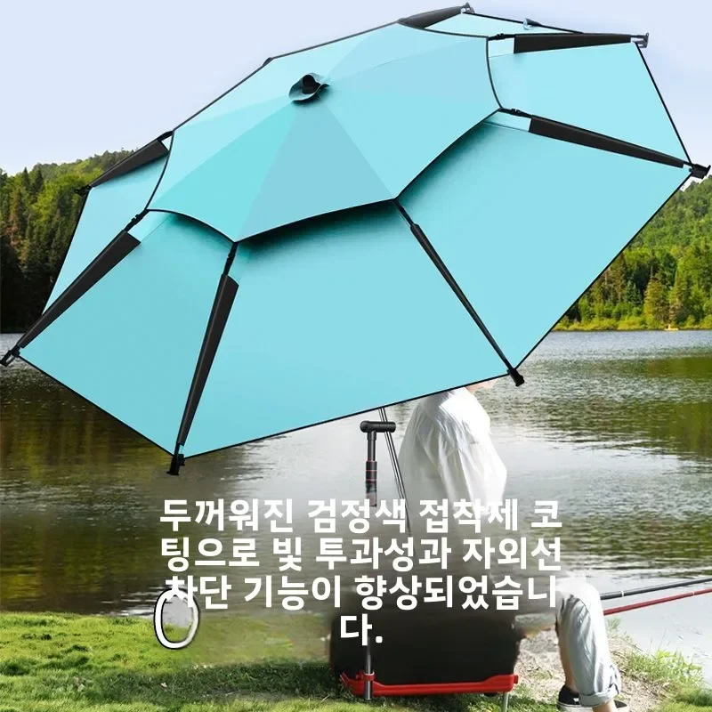 Double-Layer Fold Parasol Fishing Umbrella Outdoor Camping Beach Garden Windproof Sunscreen Fish Adjustable Pole Portable Rack
Double-Layer Fold Parasol Fishing Umbrella Outdoor Camping Beach Garden Windproof Sunscreen Fish Adjustable Pole Portable Rack