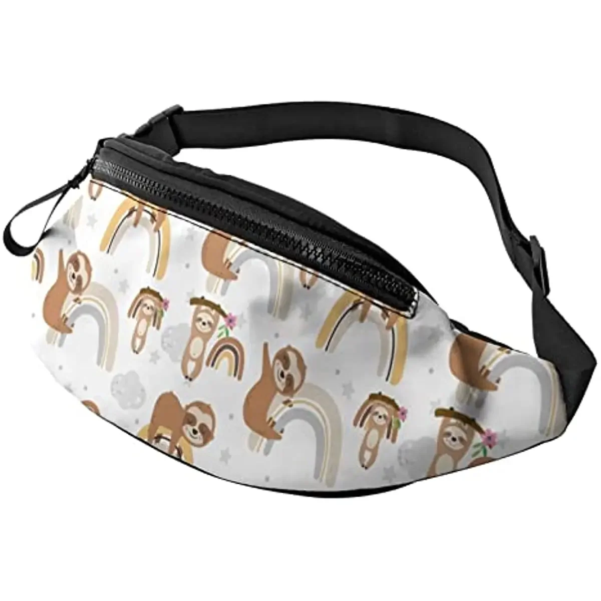 Cute Sloth Fanny Pack for Men and Women Adjustable Casual Waist Bag for Travel Party Festival Hiking Sports Hip Pack One Size
Cute Sloth Fanny Pack for Men and Women Adjustable Casual Waist Bag for Travel Party Festival Hiking Sports Hip Pack One Size