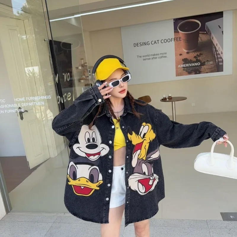 2026 Spring New Women's Denim Shirt, Heavy Mickey Cartoon Print, Long Sleeve Loose Slim Fit Versatile Casual Top electric bike
2026 Spring New Women's Denim Shirt, Heavy Mickey Cartoon Print, Long Sleeve Loose Slim Fit Versatile Casual Top electric bike