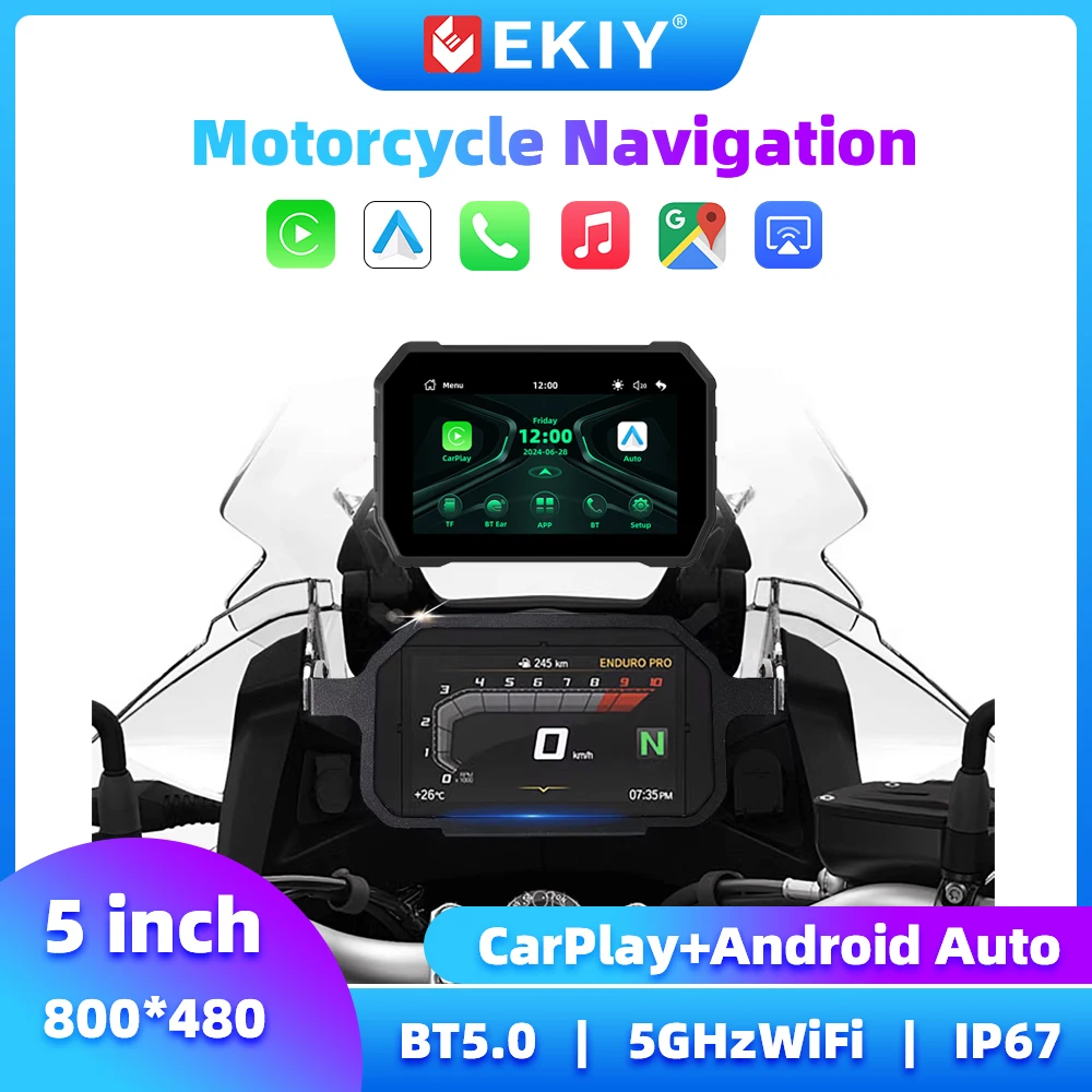 EKIY 5-дюймовый мотоцикл Carplay мотор GPS монитор беспроводной Carplay Android авто дисплей мотоцикл GPS экран для мотоцикла 
EKIY 5-дюймовый мотоцикл Carplay мотор GPS монитор беспроводной Carplay Android авто дисплей мотоцикл GPS экран для мотоцикла