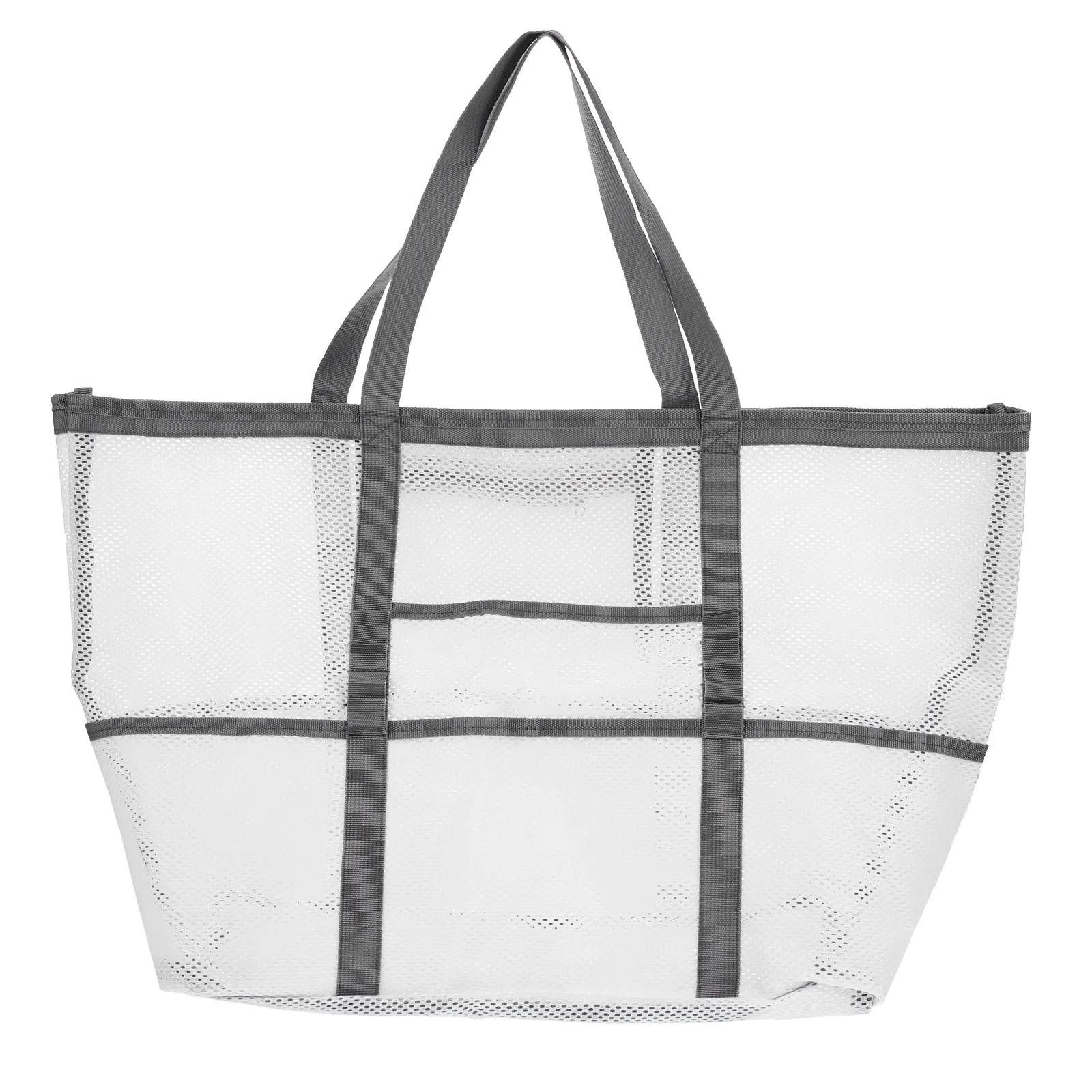Beach Bag Tote Mesh Gym Handbag Shower Portable Nylon Handle Practical Storage Organizer Toy Collector Kids Sundries
Beach Bag Tote Mesh Gym Handbag Shower Portable Nylon Handle Practical Storage Organizer Toy Collector Kids Sundries