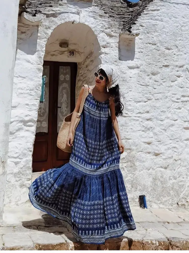 TIYIHAILEY Dresses Sleeveless Women Summer Ladies Blue Spaghetti Strap Printed 2026 New Dresses Maxi Backless Lace Up Fashion
TIYIHAILEY Dresses Sleeveless Women Summer Ladies Blue Spaghetti Strap Printed 2026 New Dresses Maxi Backless Lace Up Fashion