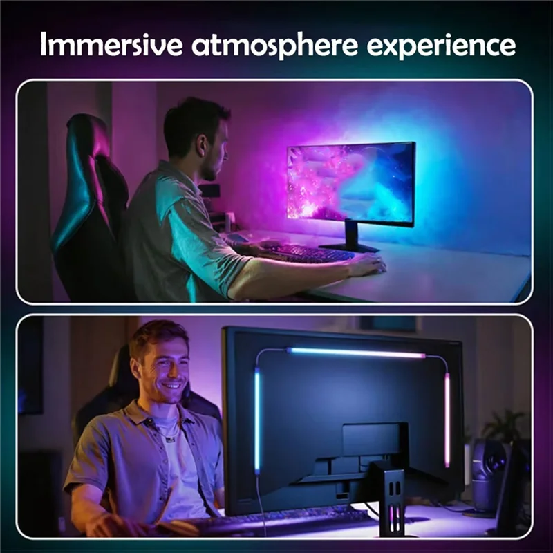 ABVG-Sync Strip Smart Ambient Lighting Lights Подсветка дисплея ПК Подсветка экрана для вечеринок
ABVG-Sync Strip Smart Ambient Lighting Lights Подсветка дисплея ПК Подсветка экрана для вечеринок
