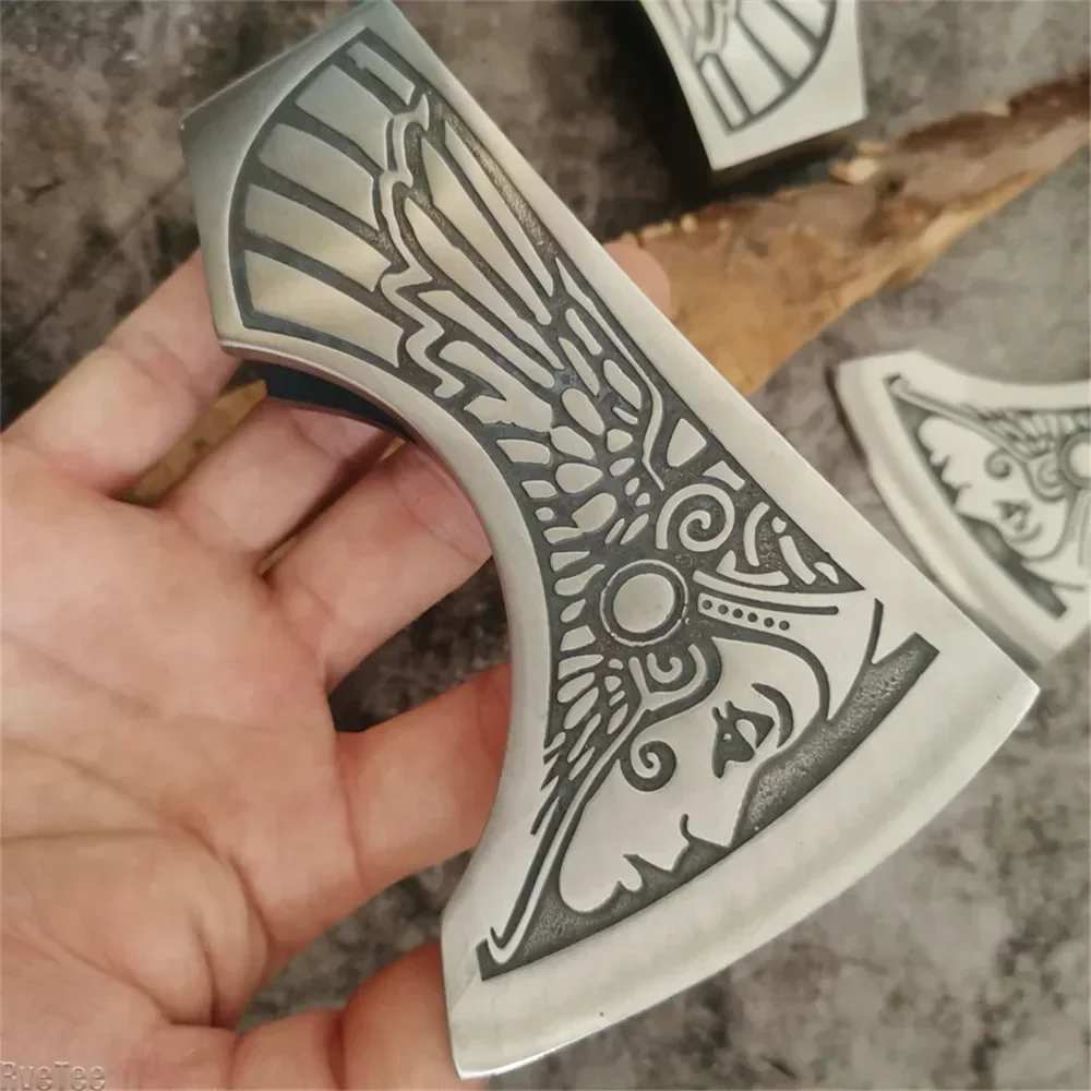 Professional Viking Throwing Axe Stainless Steel Jungle Goddess Design Outdoor Camping Tool Durable Unsharpened Man Gift
Professional Viking Throwing Axe Stainless Steel Jungle Goddess Design Outdoor Camping Tool Durable Unsharpened Man Gift