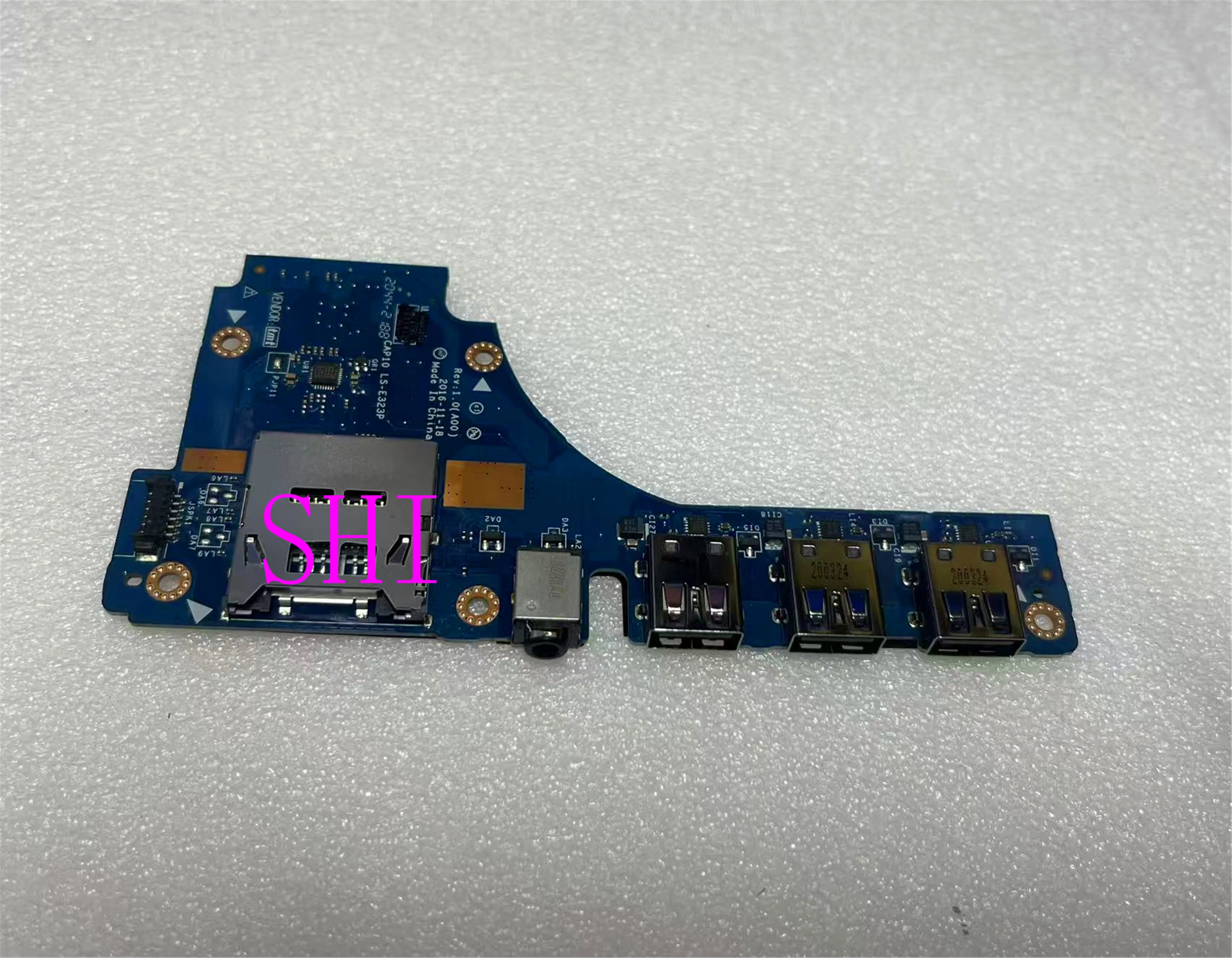 LS-E323P Оригинальная USB-плата для Precision 7720, аудиоплата с CAP10 0TYX7T TYX7T, бесплатная доставка
LS-E323P Оригинальная USB-плата для Precision 7720, аудиоплата с CAP10 0TYX7T TYX7T, бесплатная доставка