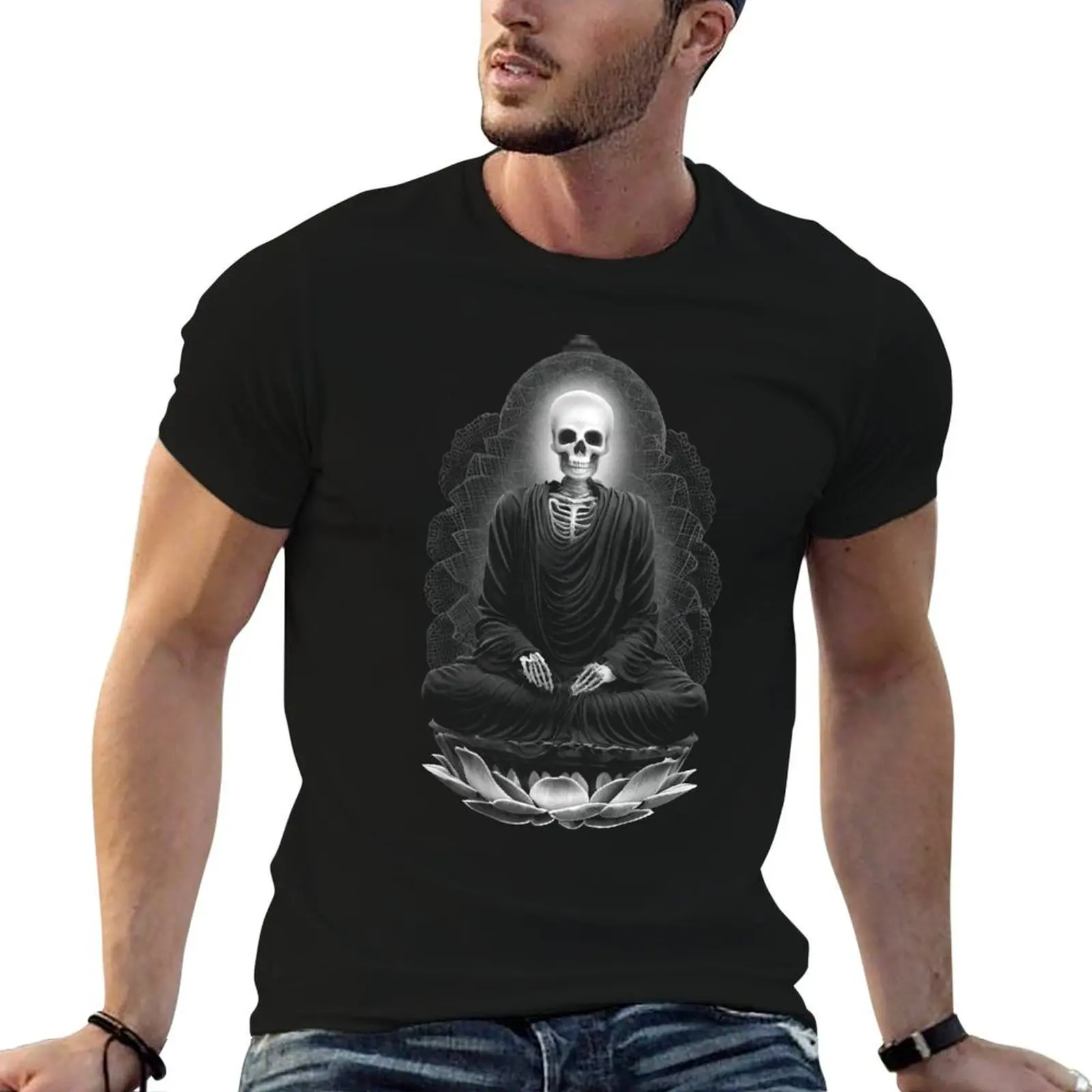Gautama Buddha Skeleton Meditation T-Shirt t shirt man luxury anime t shirts oversize funny t shirts cotton T-shirt
Gautama Buddha Skeleton Meditation T-Shirt t shirt man luxury anime t shirts oversize funny t shirts cotton T-shirt