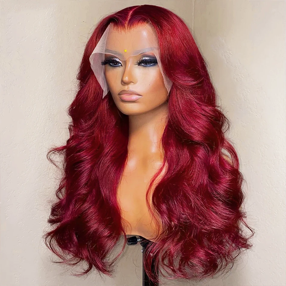 Burgundy 13x6 HD Lace Frontal Human Hair Wig Body Wave Red 99J Colored 13x4 Lace Front Human Hair Wigs For Women Pre Plucked 250
Burgundy 13x6 HD Lace Frontal Human Hair Wig Body Wave Red 99J Colored 13x4 Lace Front Human Hair Wigs For Women Pre Plucked 250