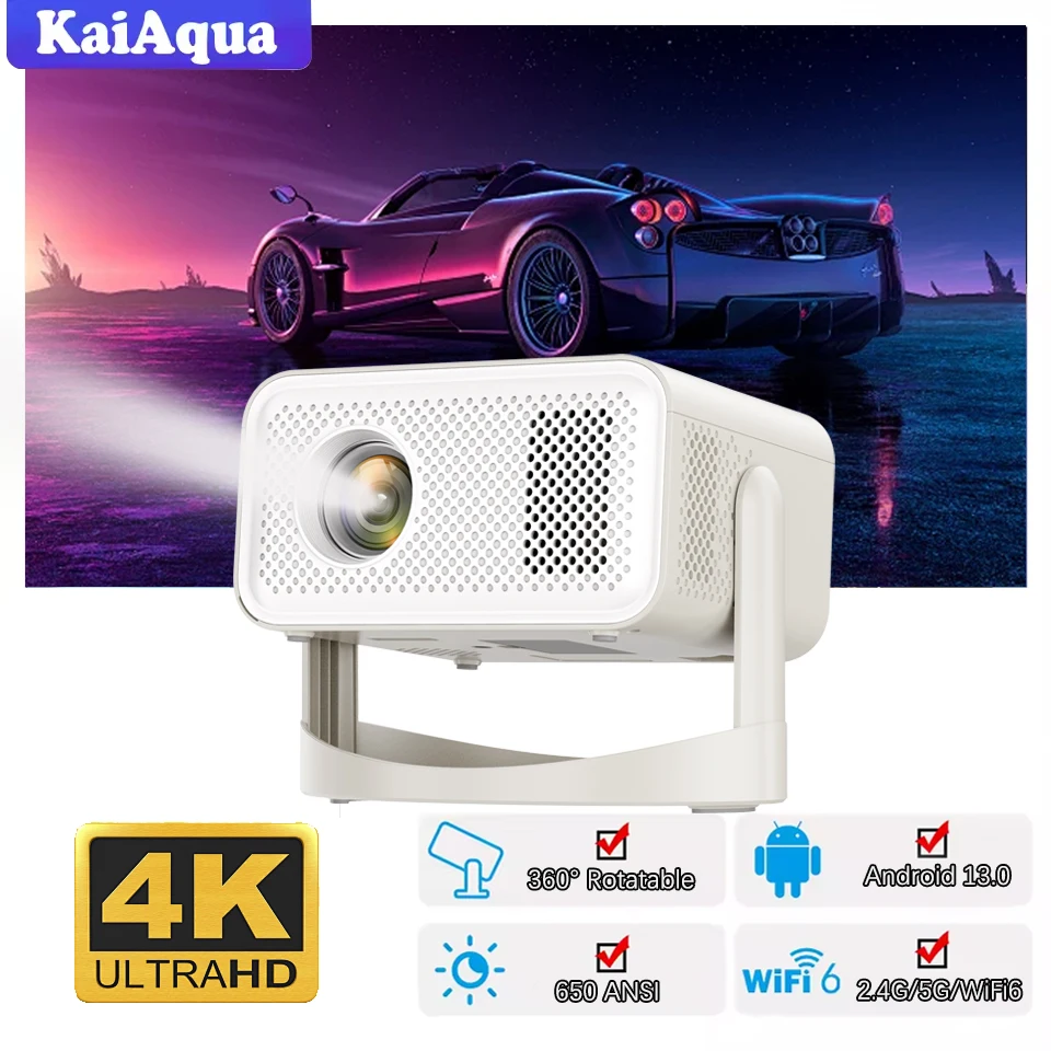 KaiAqua 4K Android11 HT23 Projector 650ANSI Auto Focus & Keystone 1080P 360° Rotate Wifi6 BT5.2 Portable Movie Outdoor Airmouse
KaiAqua 4K Android11 HT23 Projector 650ANSI Auto Focus & Keystone 1080P 360° Rotate Wifi6 BT5.2 Portable Movie Outdoor Airmouse