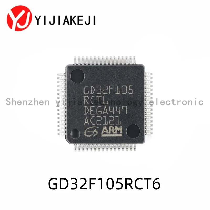 5 шт. оригинальный GD32F105RCT6 LQFP-64 ARM Cortex-M3 32-битный микроконтроллер-чип MCU
5 шт. оригинальный GD32F105RCT6 LQFP-64 ARM Cortex-M3 32-битный микроконтроллер-чип MCU