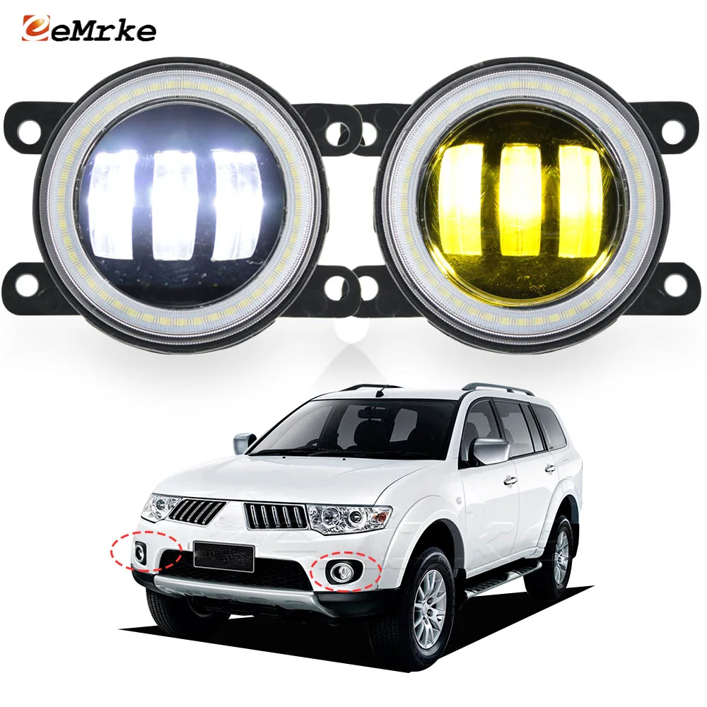 Светодиодные противотуманные фары для Mitsubishi Pajero Sport 2 Montero Challenger 2009 2010 2011 2012 PTF с линзами автомобиля Angel Eyes DRL Daylight
Светодиодные противотуманные фары для Mitsubishi Pajero Sport 2 Montero Challenger 2009 2010 2011 2012 PTF с линзами автомобиля Angel Eyes DRL Daylight