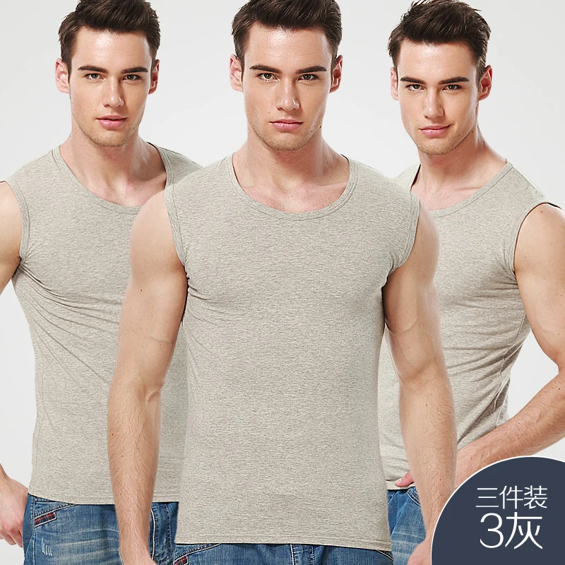 3-Piece Men's Sleeveless Wide Shoulder Vest Top For Sports Fitness Comfort And Home Wear Suitable For Outerwear Fashion
3-Piece Men's Sleeveless Wide Shoulder Vest Top For Sports Fitness Comfort And Home Wear Suitable For Outerwear Fashion