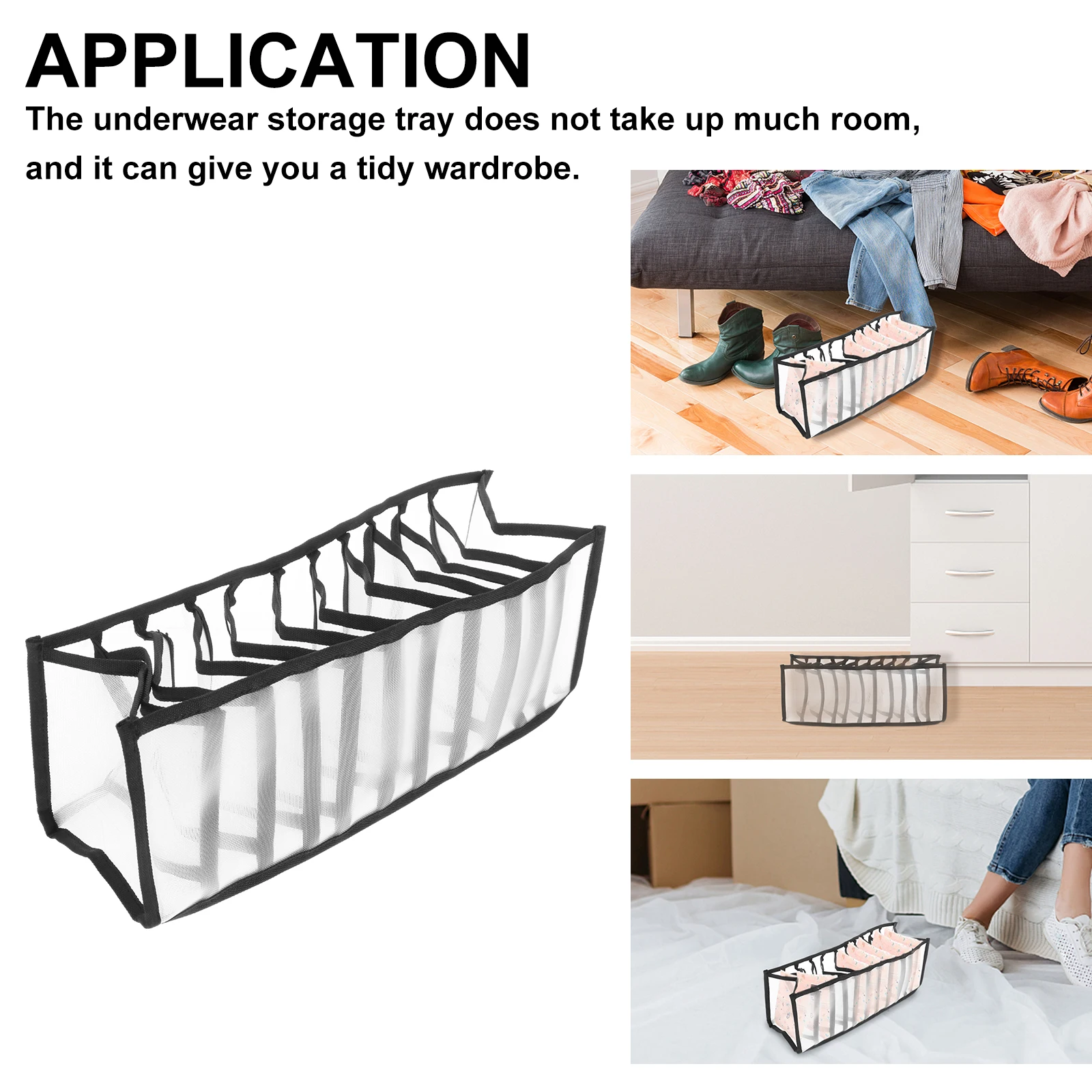 Socks Storage Box Bra Tray Underwear Container Outdoor Organizer Drawer Grids Black Classified
Socks Storage Box Bra Tray Underwear Container Outdoor Organizer Drawer Grids Black Classified