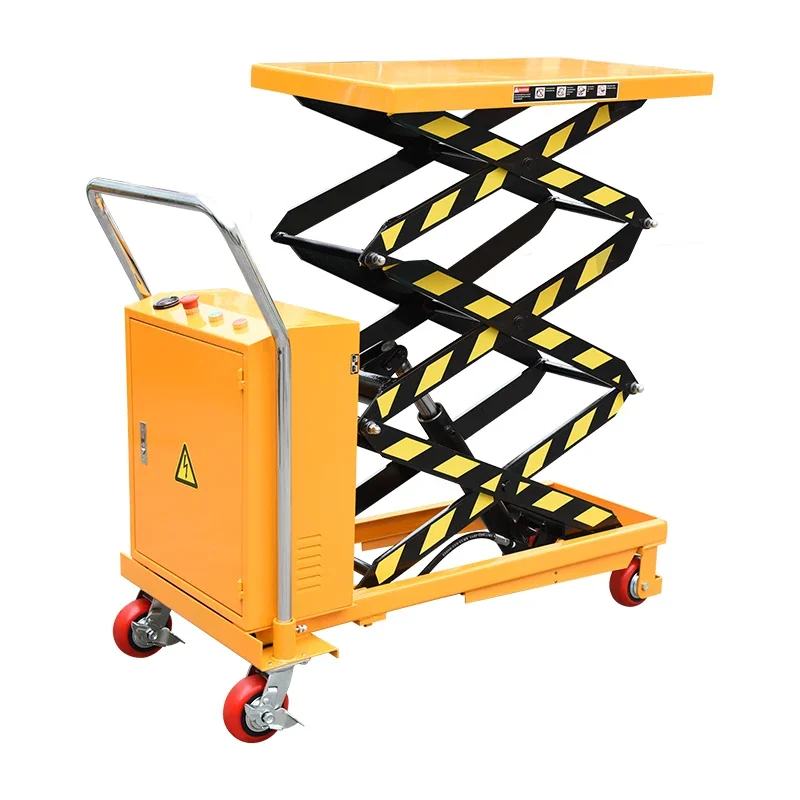 Semi-electric hydraulic platform car mobile hand push walking lifting platform scissor lift car small hydraulic car
Semi-electric hydraulic platform car mobile hand push walking lifting platform scissor lift car small hydraulic car