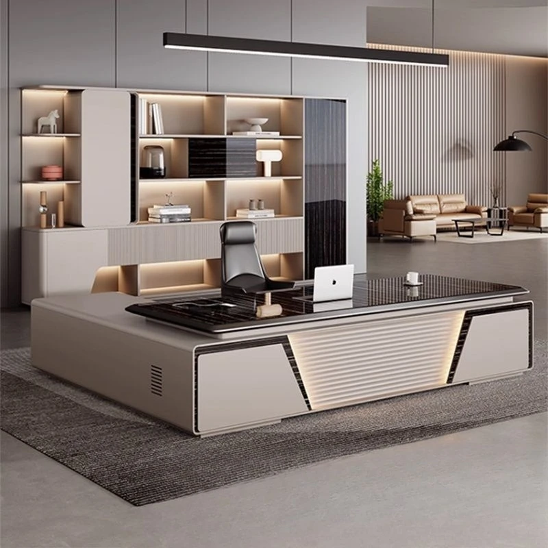 Boss desk, simple modern light luxury manager desk
Boss desk, simple modern light luxury manager desk