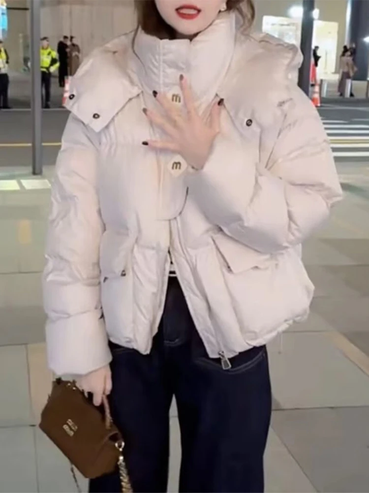 Thiened Hooded Cotton Jaet Women's Casual Sle Warm Outerwear Breathable Elastic Waist Long Sve Zipper Closure ...
Thiened Hooded Cotton Jaet Women's Casual Sle Warm Outerwear Breathable Elastic Waist Long Sve Zipper Closure ...