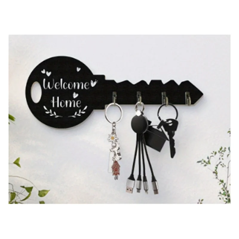 ABAE-Wooden Key Holder With Shelf & Hooks Space-Saving Wall Mount Organizer For Keys Coats Entryway Kitchen Office Hanger
ABAE-Wooden Key Holder With Shelf & Hooks Space-Saving Wall Mount Organizer For Keys Coats Entryway Kitchen Office Hanger