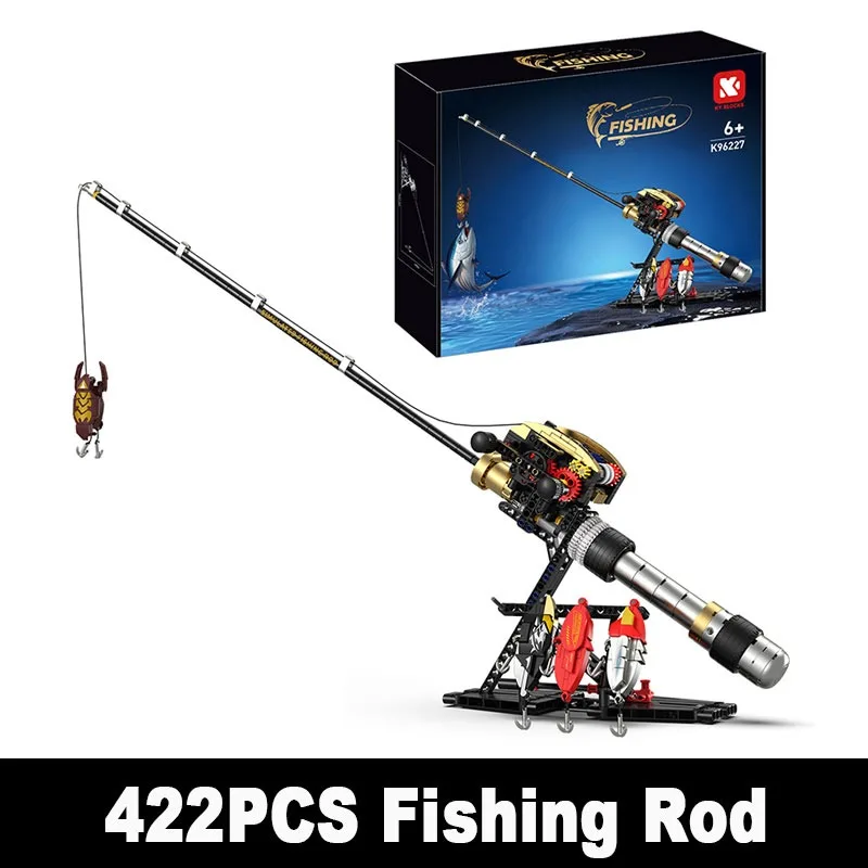 K96227 Набор для сборки рыболовной удочки и катушки, 422 детали, конструктор для детей, рождественский подарок
K96227 Набор для сборки рыболовной удочки и катушки, 422 детали, конструктор для детей, рождественский подарок