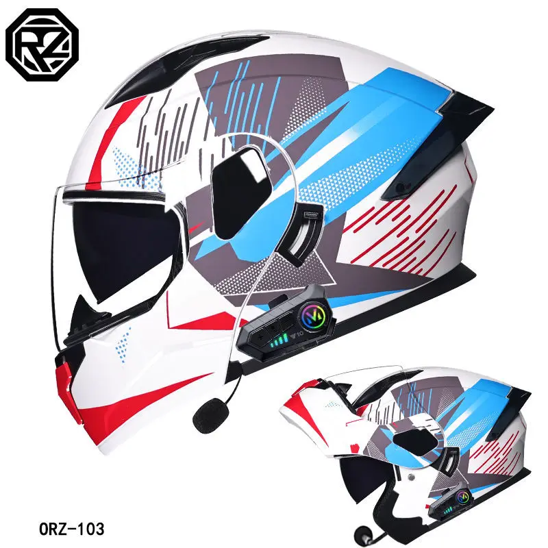 Motorcycle Facelift Helmet Dual Mirror Opening Helmet Men'S And Women'S Bluetooth Full Helmet Half Helmet Four Season Large Size
Motorcycle Facelift Helmet Dual Mirror Opening Helmet Men'S And Women'S Bluetooth Full Helmet Half Helmet Four Season Large Size