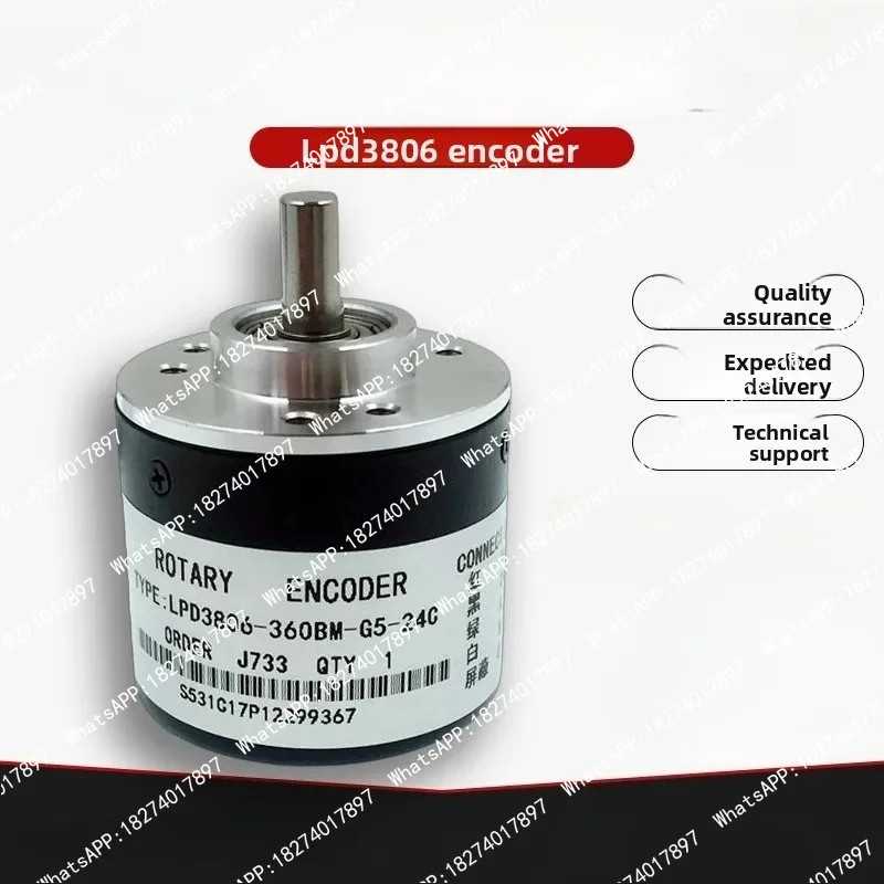 1PCS Rotary Encoder LPD3806-600BM-G5-24C 600 1000 400 300 360 AB Phase
1PCS Rotary Encoder LPD3806-600BM-G5-24C 600 1000 400 300 360 AB Phase