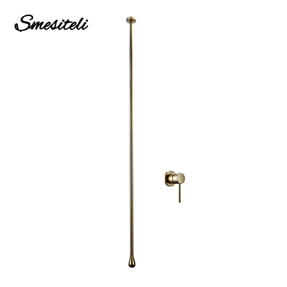Smesiteli Brushed Gold Water Droplets Ceiling Basin Hot Cold Water Sink Tap Brass Single Hole Deck Wall Mounted Bathroom Faucet
Smesiteli Brushed Gold Water Droplets Ceiling Basin Hot Cold Water Sink Tap Brass Single Hole Deck Wall Mounted Bathroom Faucet