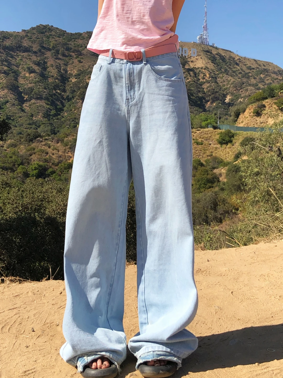 Waed Pure Cotton Loose Women's Blue Jeans High Waist Straight Leg Korean Sle Summer Casual Trousers by LILILIWJ
Waed Pure Cotton Loose Women's Blue Jeans High Waist Straight Leg Korean Sle Summer Casual Trousers by LILILIWJ