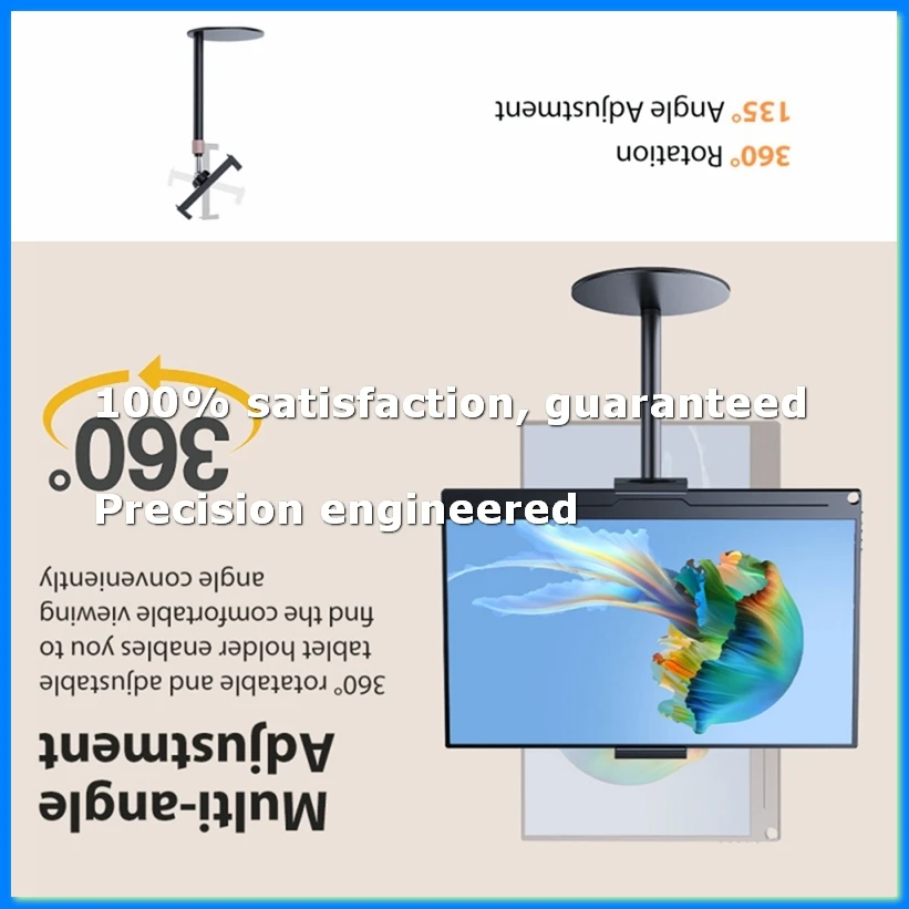 Portable Monitor Tablet Holder Standing Adjustable Monitor Stand Height Tablet Bracket Desktop Clamp Stand Mount White-ABAM
Portable Monitor Tablet Holder Standing Adjustable Monitor Stand Height Tablet Bracket Desktop Clamp Stand Mount White-ABAM