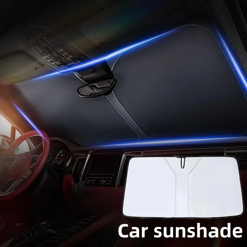 Car Sunshade Front Windshield Titanium Silver Thickened Shade Cover Foldable Sun Shade Interior UV Protection Accessories
Car Sunshade Front Windshield Titanium Silver Thickened Shade Cover Foldable Sun Shade Interior UV Protection Accessories