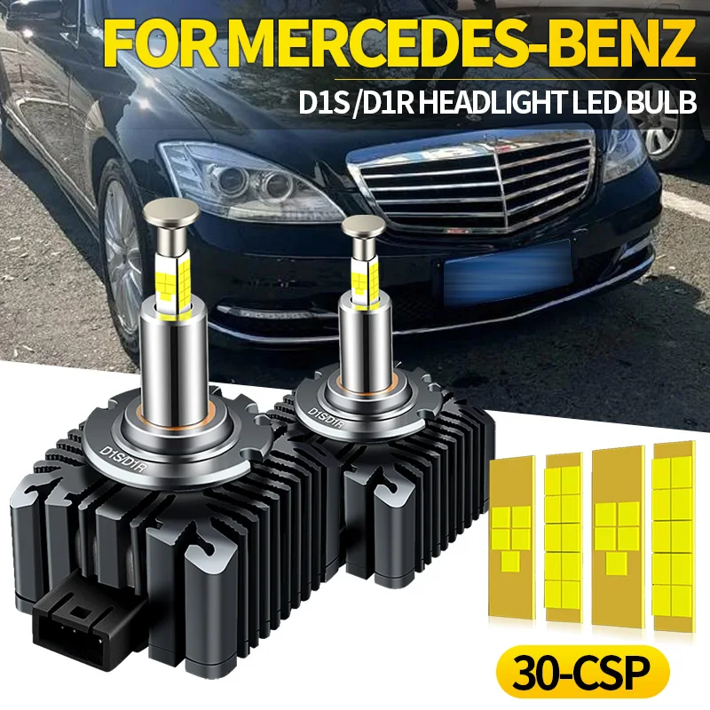 2pcs D1S D1R For Mercedes-Benz A/B/C/E-S-Class Car Xenon HID LED Headlights Bulb Replacement Canbus 30000LM Plug&Play White
2pcs D1S D1R For Mercedes-Benz A/B/C/E-S-Class Car Xenon HID LED Headlights Bulb Replacement Canbus 30000LM Plug&Play White