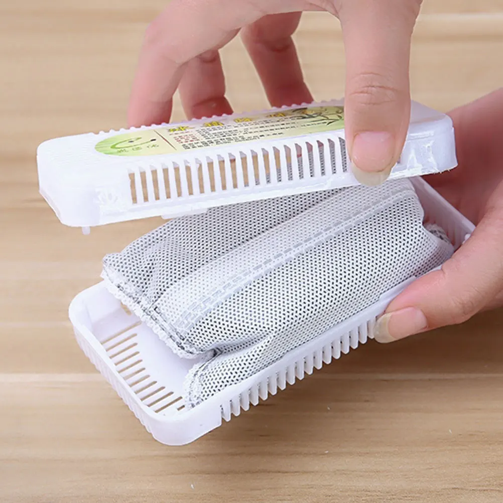 5pcs Activated Charcoal Deodorizer for Refrigerator Fridge Odor Absorber Box Air Freshener Non Woven Plastic Reusable
5pcs Activated Charcoal Deodorizer for Refrigerator Fridge Odor Absorber Box Air Freshener Non Woven Plastic Reusable