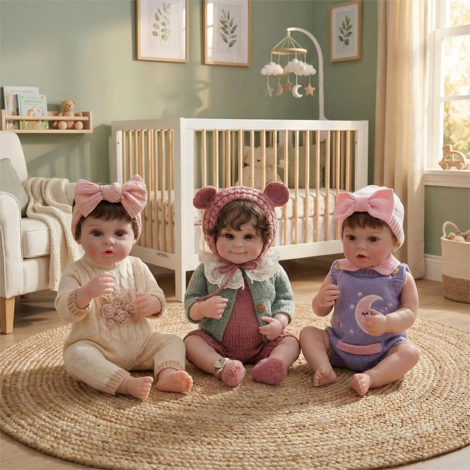55CM Rebirth Doll Simulation Baby Doll Dress-up Toy Game Companion Puzzle Nursing Teaching Aids
55CM Rebirth Doll Simulation Baby Doll Dress-up Toy Game Companion Puzzle Nursing Teaching Aids